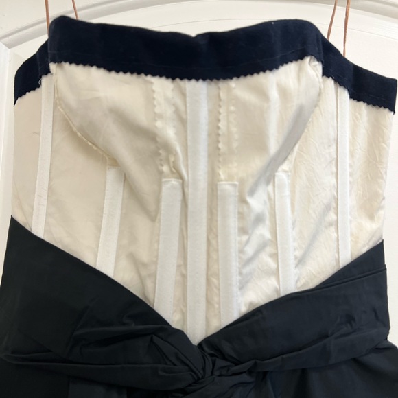 Carven Structured Top Taffeta Bustier Dress - Picture 13 of 17